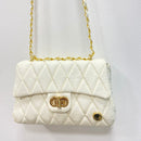 BOLSO CACHATINA - RIVER BAG - CUERO TALCO