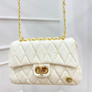 BOLSO CACHATINA - RIVER BAG - CUERO TALCO