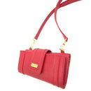 BOLSO CACHATINA - HAZEL BAG - CUERO ROJO