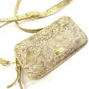 BOLSO CACHATINA - CELESTA BAG - CUERO DEJAVU DORADO