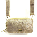 BOLSO CACHATINA - CELESTA BAG - CUERO DEJAVU DORADO