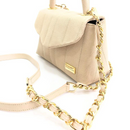 BOLSO CACHATINA - CITY BAG - CUERO PERGAMINO