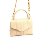 BOLSO CACHATINA - CITY BAG - CUERO PERGAMINO