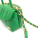 BOLSO CACHATINA - CITY BAG - CUERO VERDE LOZZA