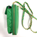 BOLSO CACHATINA - GAEL BAG - CUERO VERDE  LOZZA