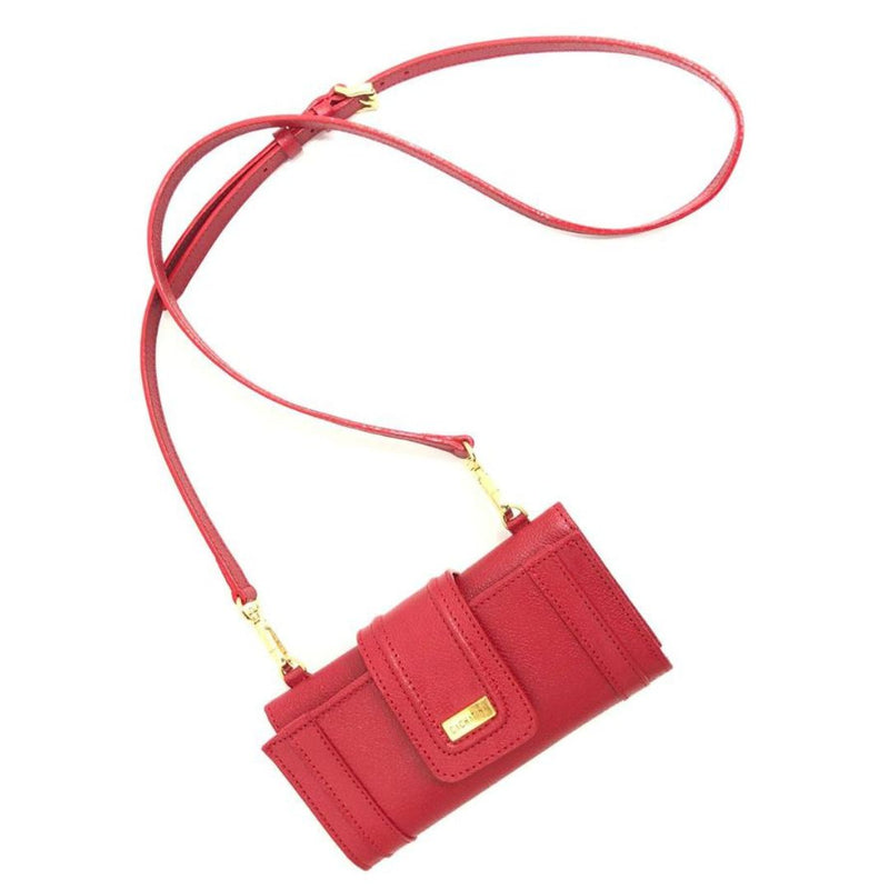 BOLSO CACHATINA - HAZEL BAG - CUERO ROJO