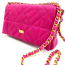 BOLSO CACHATINA - KLOE BAG - CUERO FUCSIA