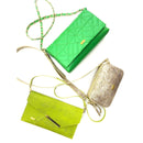 BOLSO CACHATINA - KLOE BAG - CUERO VERDE  LOZZA