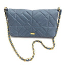 BOLSO CACHATINA - KLOE BAG - CUERO AZUL SOMBRA