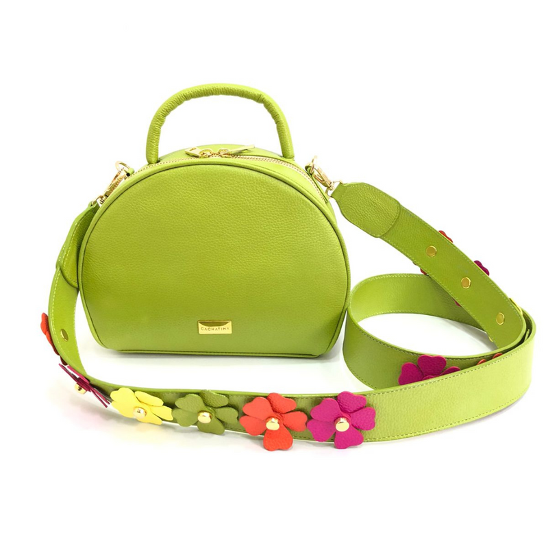 BOLSO CACHATINA - NORI BAG - CUERO VERDE LIMA