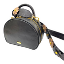 BOLSO CACHATINA - NORI BAG - CUERO NEGRO