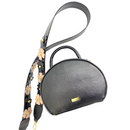 BOLSO CACHATINA - NORI BAG - CUERO NEGRO