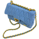 BOLSO CACHATINA - RIVER BAG - DENIM CLARO
