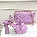 BOLSO CACHATINA - KATRINA BAG - CUERO LILA