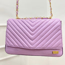 BOLSO CACHATINA - KATRINA BAG - CUERO LILA