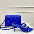 BOLSO CACHATINA - NAELA BAG - CUERO AZUL PRINCESA