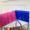 BOLSO CACHATINA - NAELA BAG - CUERO AZUL PRINCESA