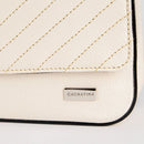 BOLSO CACHATINA - SUNRISE - CUERO BLANCO