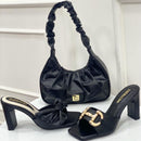 BOLSO CACHATINA - TORY BAG - CUERO NEGRO