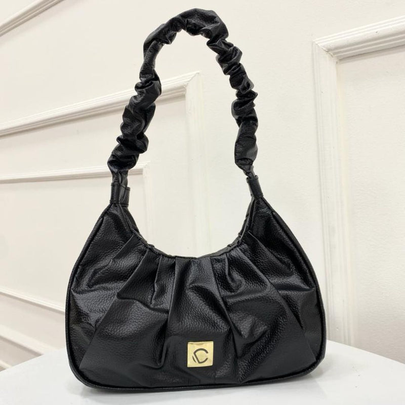 BOLSO CACHATINA - TORY BAG - CUERO NEGRO