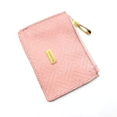 PORTA TARJETA CACHATINA - EGO - CUERO DEJAVU ROSA