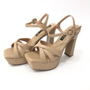 CALZADO CACHATINA - PLA 30 MUJER - NAGORE - CUERO TAUPE - TACON 12.5 CM