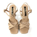 CALZADO CACHATINA - PLA 30 MUJER - NAGORE - CUERO TAUPE - TACON 12.5 CM