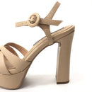 CALZADO CACHATINA - PLA 30 MUJER - NAGORE - CUERO TAUPE - TACON 12.5 CM