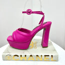 CALZADO CACHATINA - PLA 30 MUJER - LETONIA - CUERO FUCSIA - TACON 12.5 CM