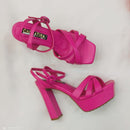 CALZADO CACHATINA - PLA 30 MUJER - NAGORY - CUERO FUCSIA - TACON 12.5 CM