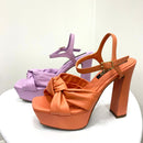 CALZADO CACHATINA - PLA 30 MUJER - SPECIAL - CUERO PERA - TACON 12.5 CM