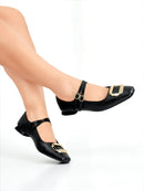 BALETA AURA -BAMBY NEGRO 1.5- BALETA- CALZADO CACHATINA