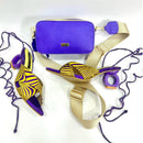 BOLSO CACHATINA - CELESTA BAG - CUERO MORADO