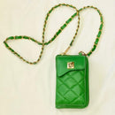 BOLSO CACHATINA - GAEL BAG - CUERO VERDE  LOZZA