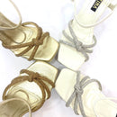 CALZADO CACHATINA - PLA 30 MUJER - PLAYENY - CUERO DORADO - TACON 12.5 CM